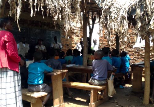 Children in classroom